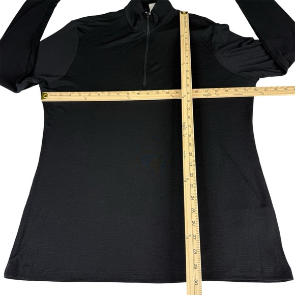 Icebreaker Merino 175 Everyday Long Sleeve Sweater Men's Sz XXL Half Zip Black - Picture 9 of 13